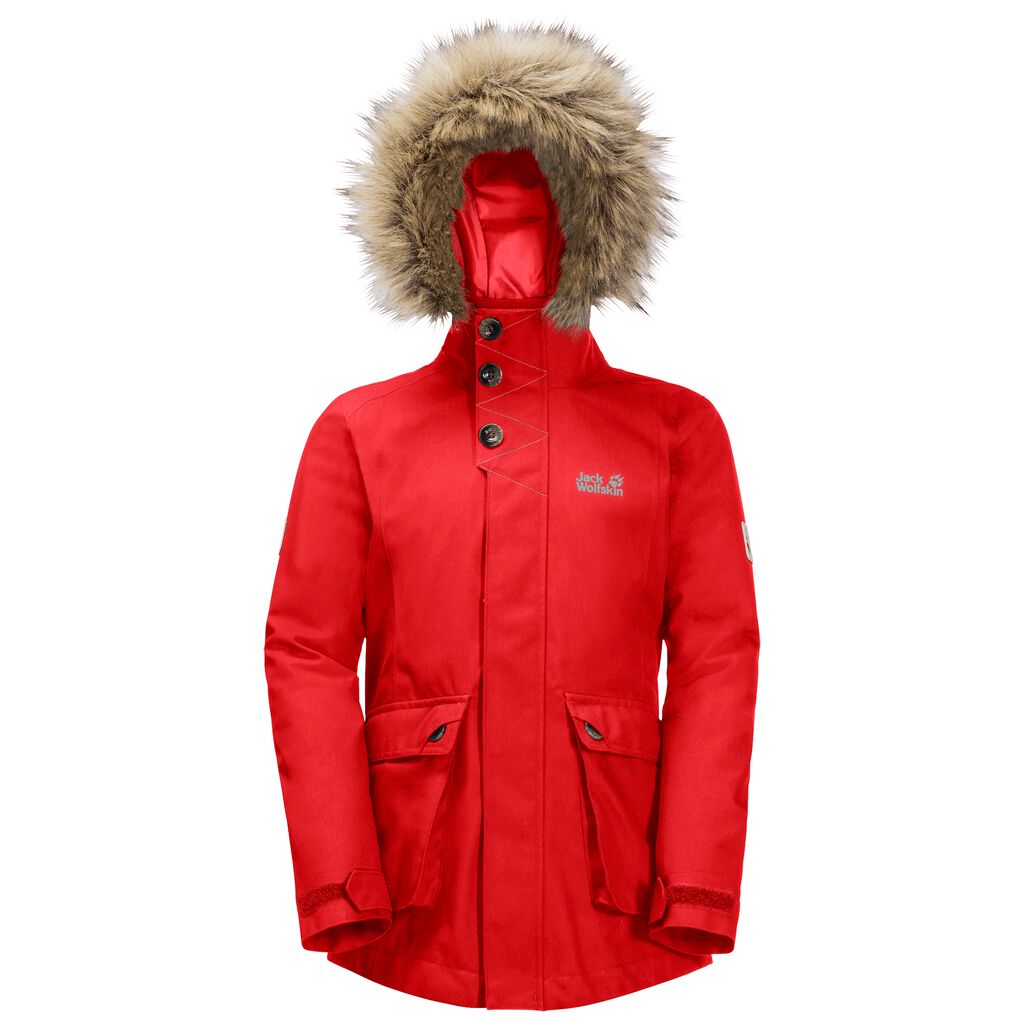 Jack Wolfskin G ELK ISLAND μπουφαν 3 σε 1 παιδικά κοκκινα | GR4752215